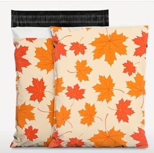 25 Autumn Leaf Poly Mailing Bags 10x13 Poly Mailers‎
